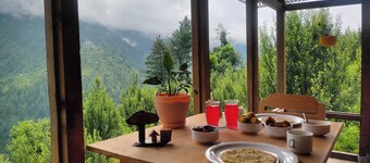 A house in mountain guest are enjoying locle culture and village life at laida