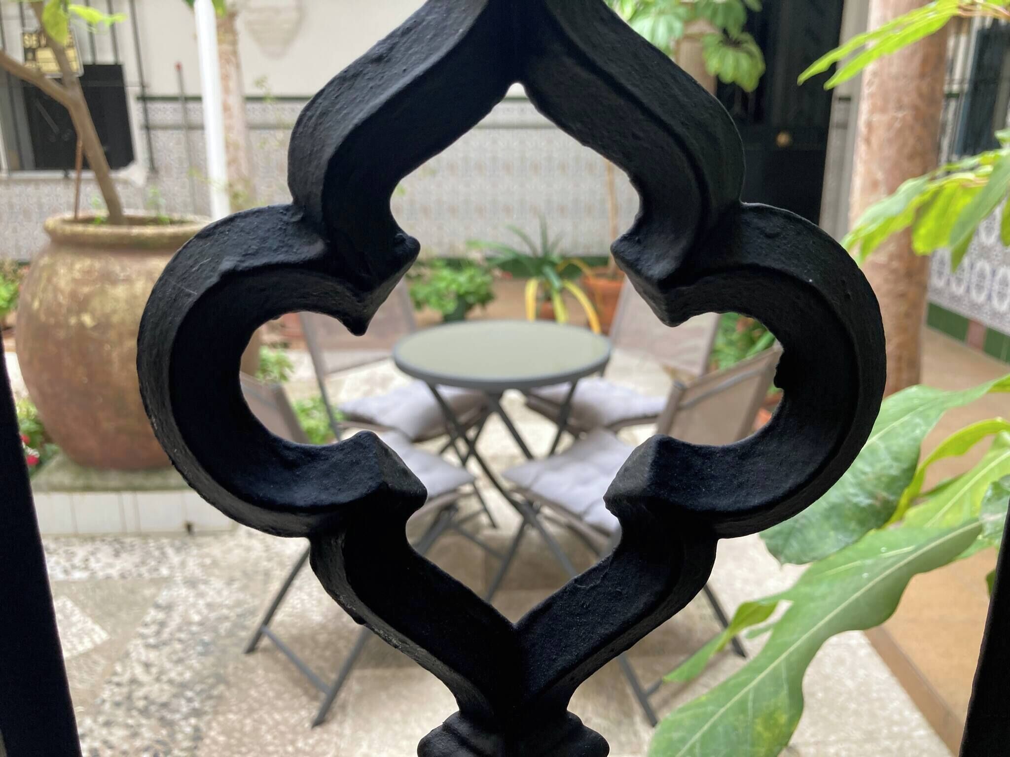 Apartamento, 1 habitación, patio, vistas al jardín | Restaurante al aire libre