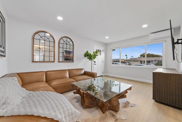 TV connectée, cheminée