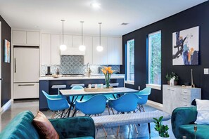 House, 4 Bedrooms, Non Smoking, Pets Allowed | Dining room - Modern ATX Mansion Walk to 6th Street (Austin)