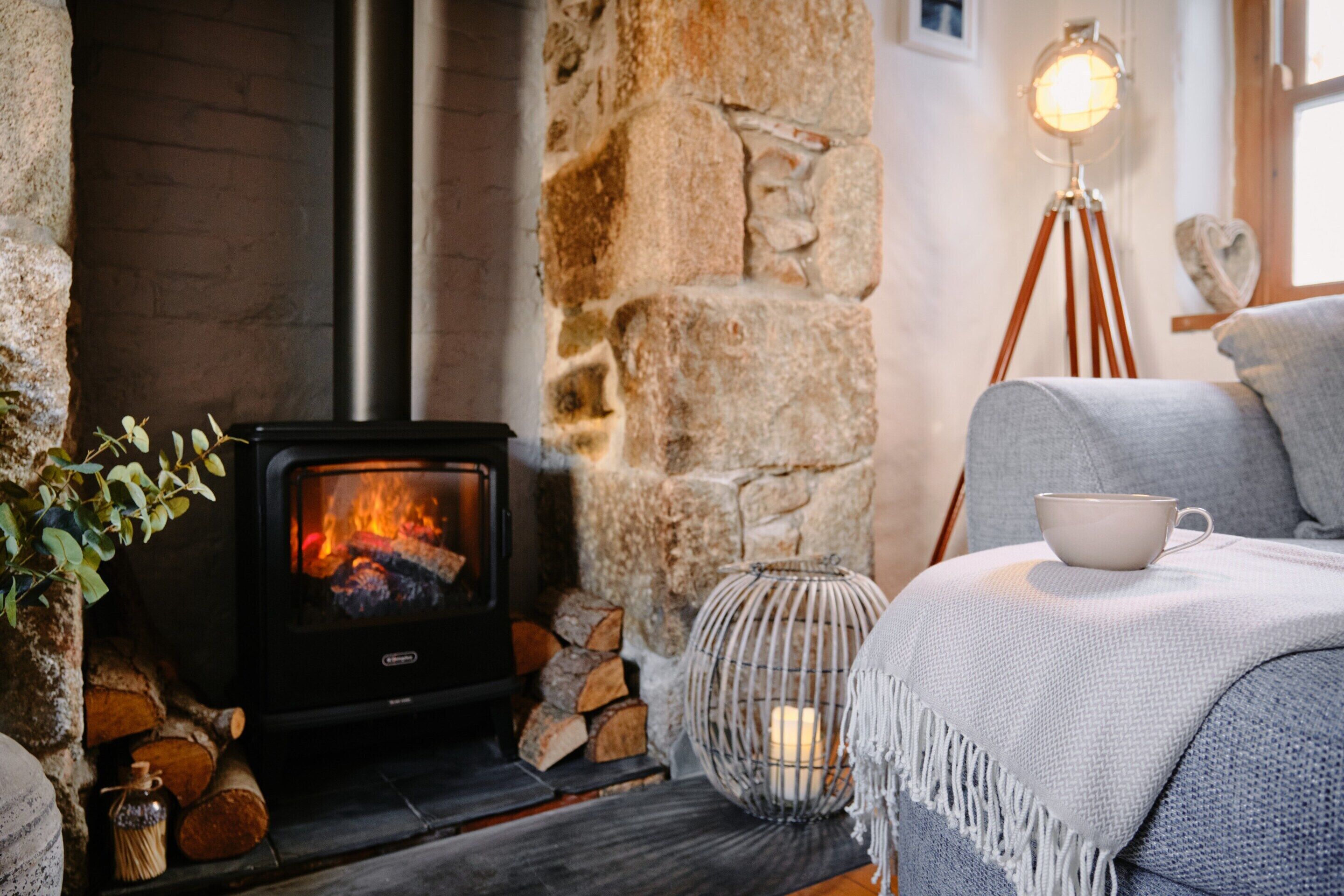 Cottage | Phòng khách | Lò sưởi 