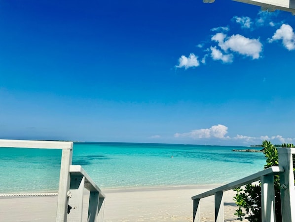 Sun-loungers, beach towels
