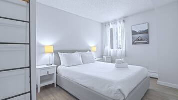2 habitaciones, escritorio, wifi gratis y ropa de cama