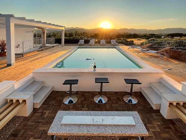 Außenpool, beheizter Pool