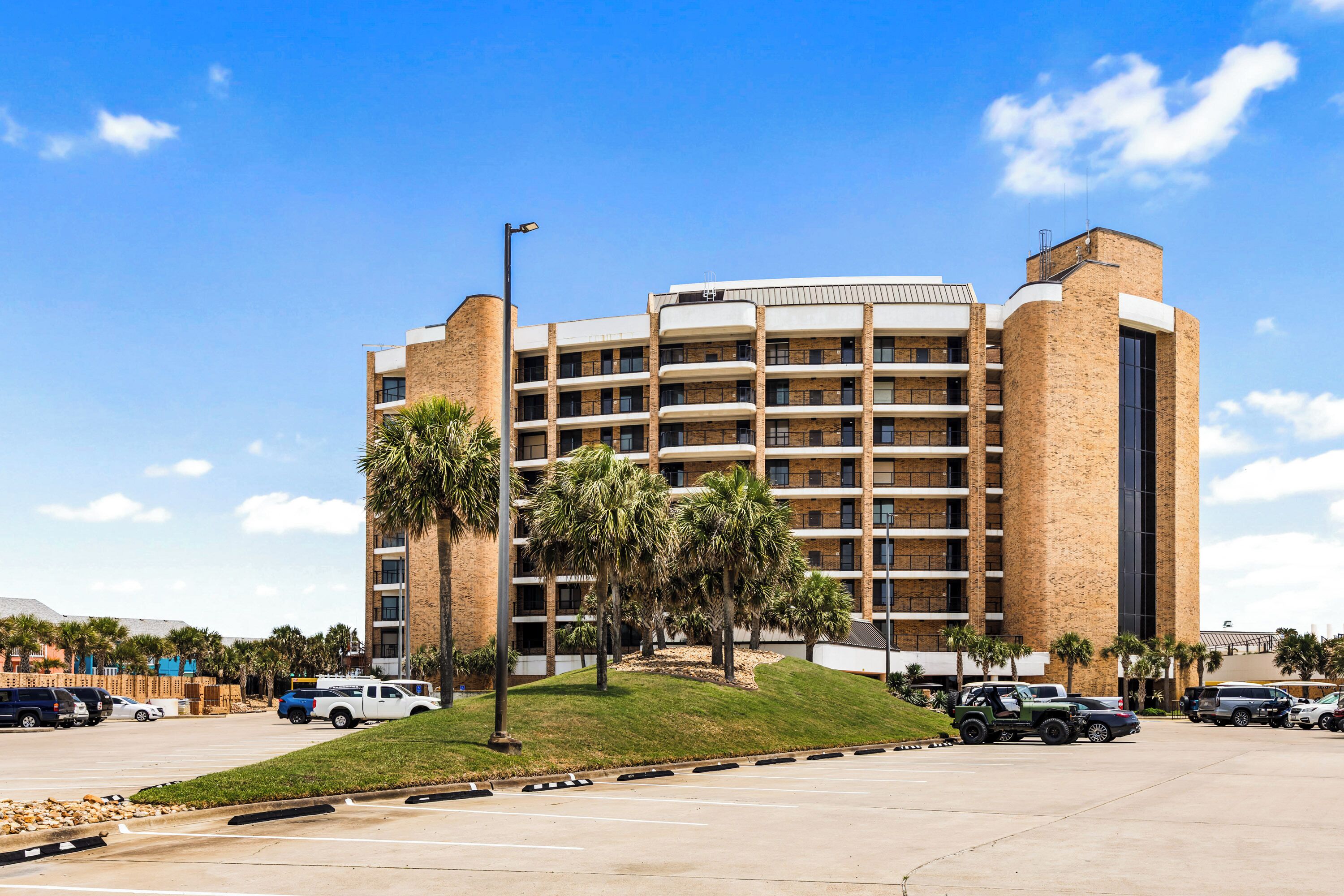 Surface parking lots.