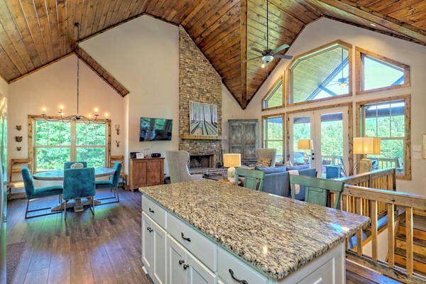 Smart TV, fireplace, video games, table tennis