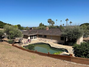 Piscina externa, piscina aquecida