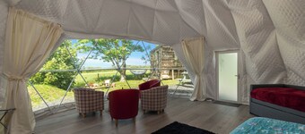 Spacious Domes nestled in the heart of North Pembrokeshire. Glamping at its best