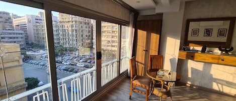 Superior-Doppel- oder -Zweibettzimmer, Stadtblick