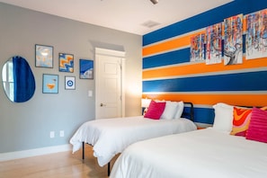 4 chambres, fer et planche à repasser, Wi-Fi gratuit