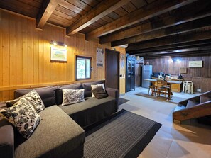 Fernseher, Kamin