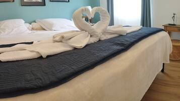 2 slaapkamers, een strijkplank/strijkijzer, wifi, beddengoed