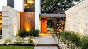 Majoituspaikan julkisivu