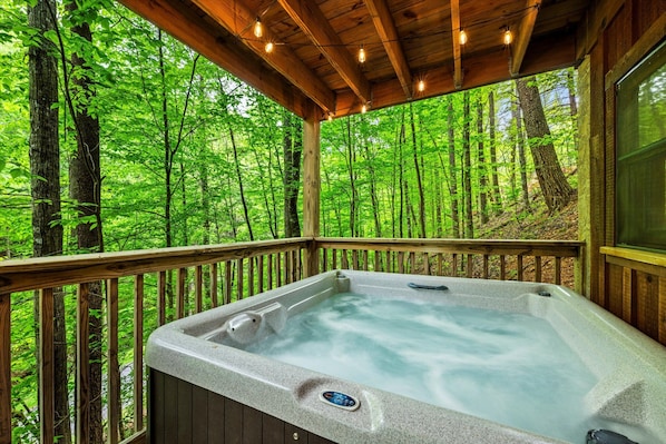Baignoire à remous extérieure