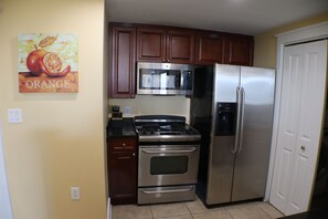 Fridge, microwave, oven, stovetop - Family getaway on the beach! Waterscape unit B514. Pool view from the balcony. (Fort Walton Beach)