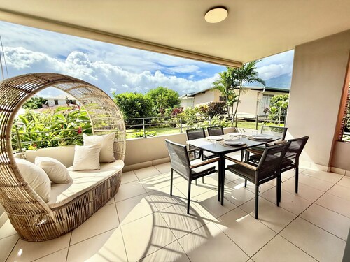 Vaiana City • Quiet in Central Papeete • 2BRD • Parking • Fiber Wi-Fi • A/C