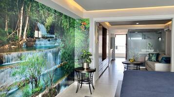 1 bedroom, iron/ironing board, travel crib, free WiFi