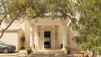 Overnatningsstedets facade