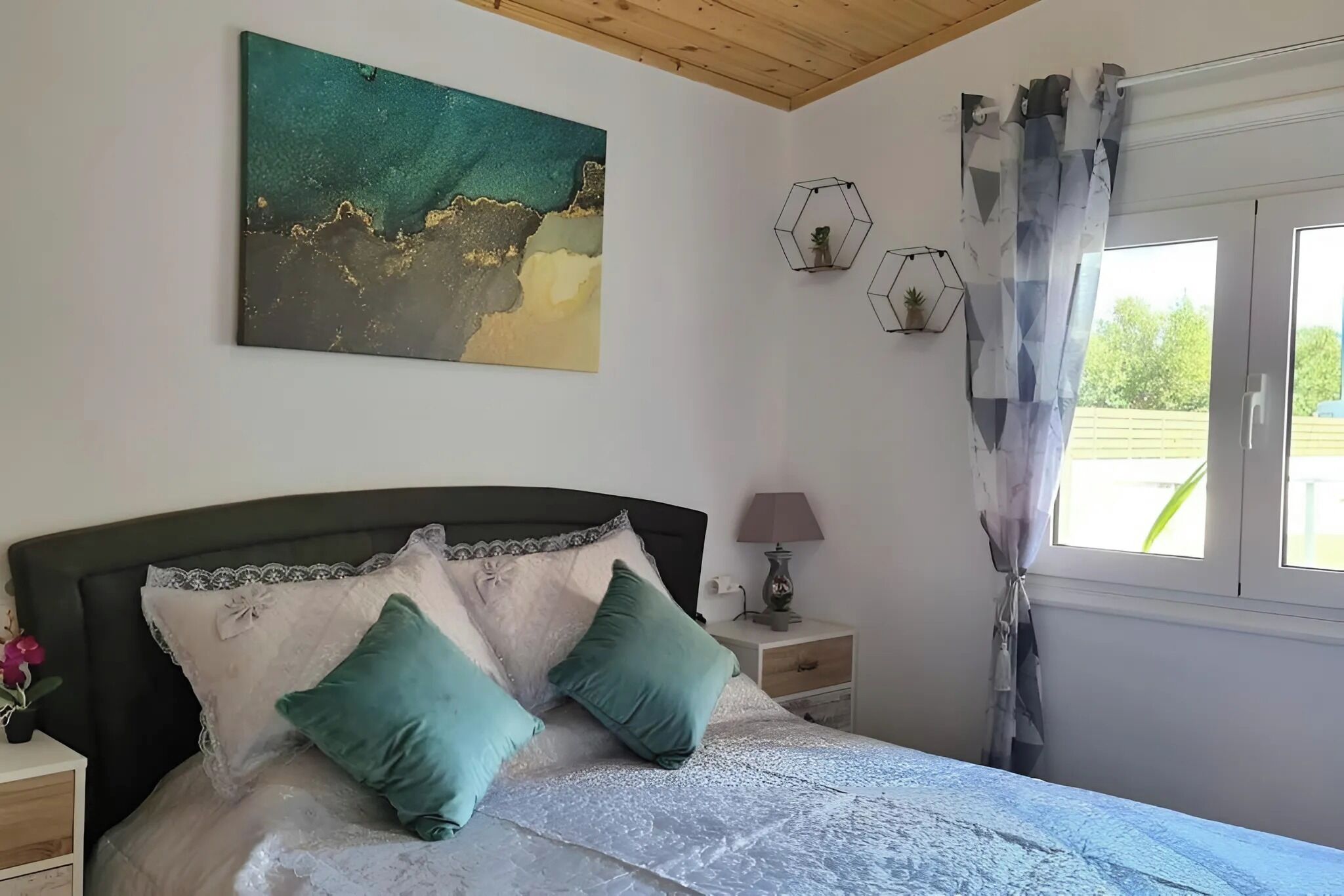 Maison Deluxe, vue mer | Coffres-forts dans les chambres, chambres insonorisées