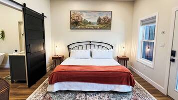 2 slaapkamers, een strijkplank/strijkijzer, wifi, beddengoed