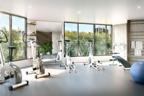 Gym - Sky Stars CBD Apartments (Auckland)