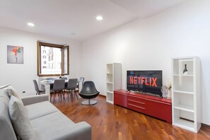 Smart TV, books, music library, video library