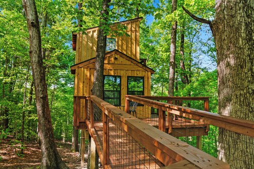 Private Treehouse getaway on Lake Barkley. Luxury in the trees!