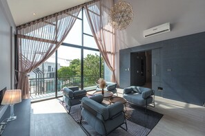 Villa, Patio, Garden View | Living area