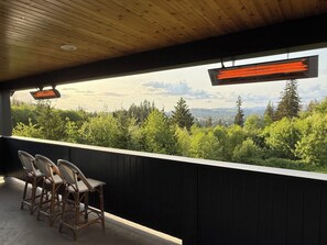 Property grounds - sweeping views, open living, large heated covered deck, marina community w/ slip (Mossyrock)