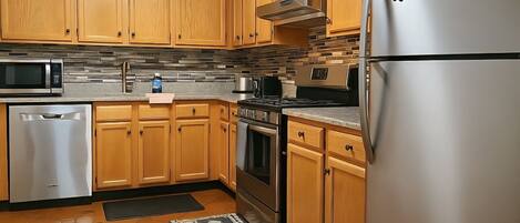Microwave, oven, stovetop