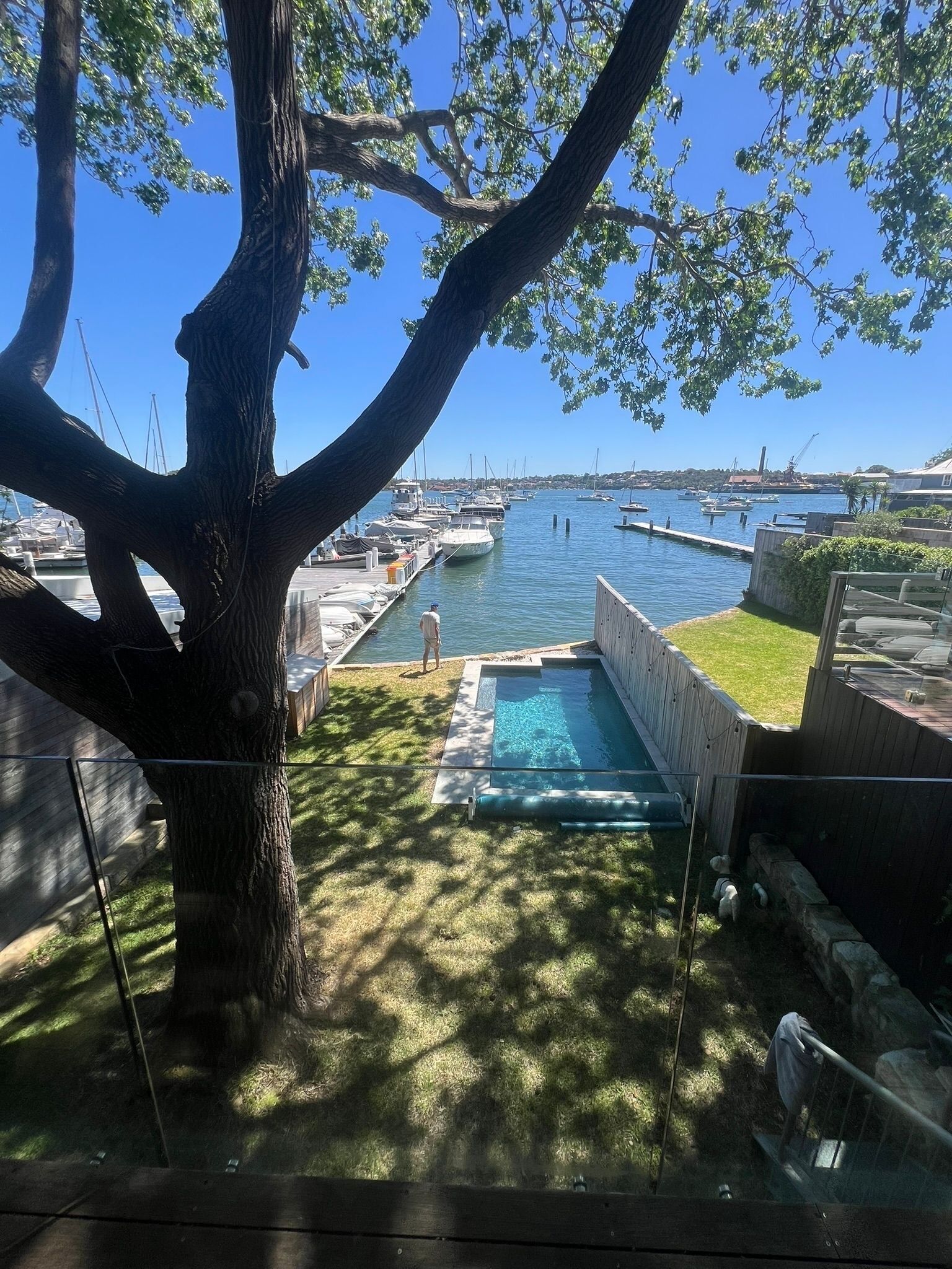 Pool on harbours’ edge