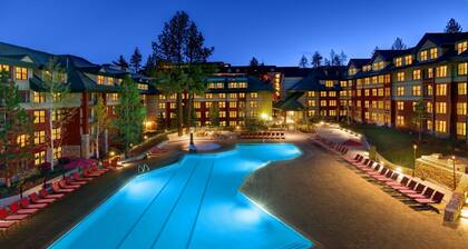 Marriott Timber Lodge in South Lake Tahoe. Prime Celebrity Golf Tournament week
