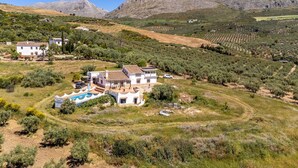 A large house with a swimming pool, surrounded by olive groves and mountains. - Stunning home in Periana (Periana)