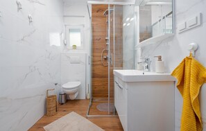 Shower, hair dryer