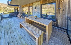 Outdoor dining - Stunning apartment in Hemsedal (Hemsedal)