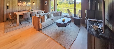 Fernseher, Kamin