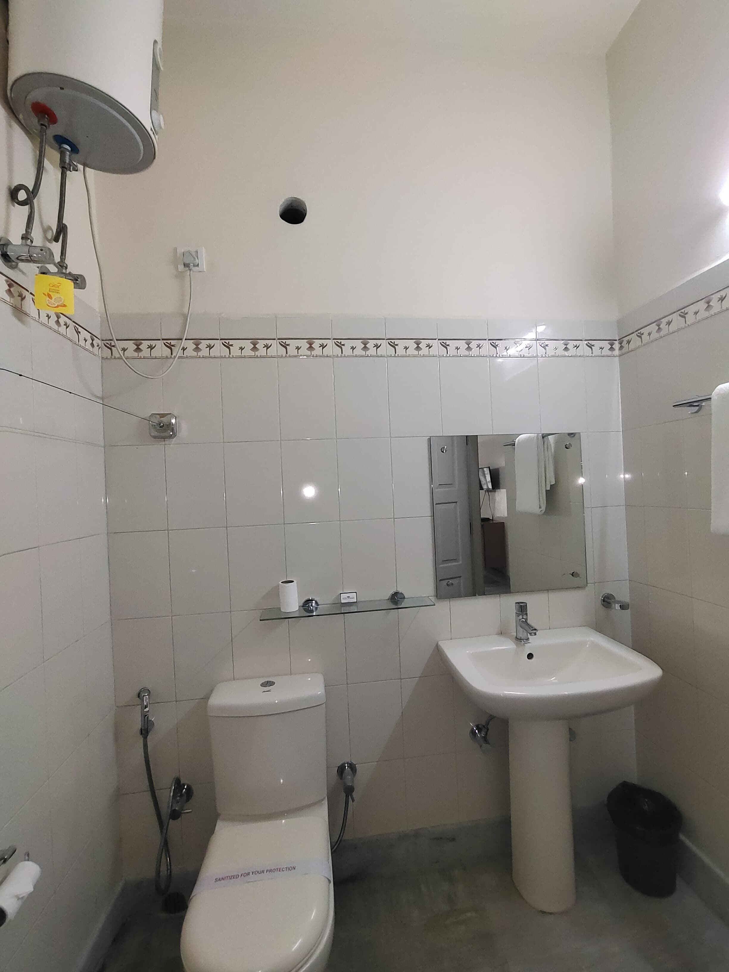 Towels, soap