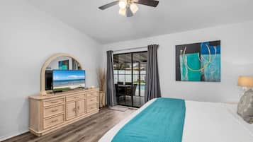 3 habitaciones, escritorio, wifi gratis y ropa de cama