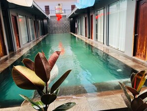 Pool - Charming 1-bedroom apartment with AC, WiFi in enchanting Krong Siem Reap (Krong Siem Reap)