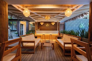 Sala de estar en el lobby