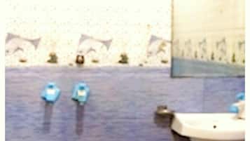 Dusj, toalettartikler (inkludert), tøfler og håndklær