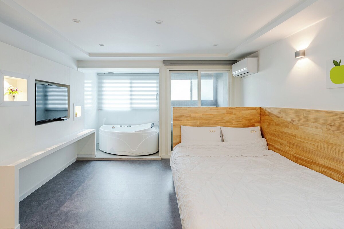 ห้องเบสิก, 1 ห้องนอน (Room 101 (Spa / BBQ)) | 1 ห้องนอน, Wi-Fi ฟรี