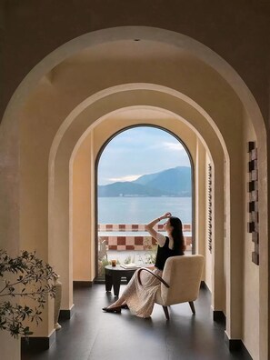 Sala de estar en el lobby