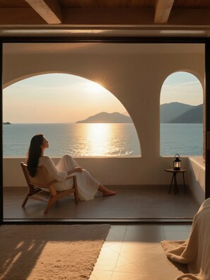 Romantisches Doppelzimmer, Meerblick