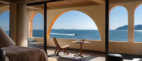 Luxury Suite, Sea View | 1 bedroom, premium bedding, individually decorated