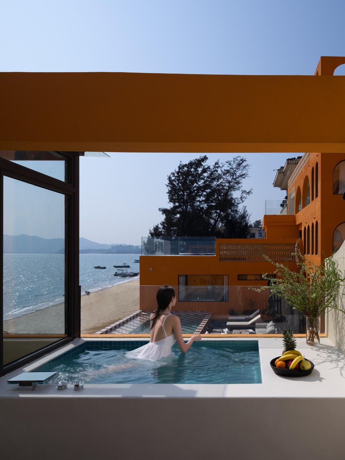 スーペリア ダブルルーム シービュー | 高級寝具、客室ごとに異なる装飾、客室ごとに異なるインテリア、デスク