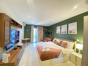 1 chambre, fer et planche à repasser, Wi-Fi, draps fournis