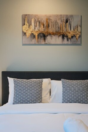 4 dormitorios, tabla de planchar con plancha, wifi y ropa de cama