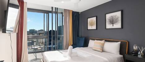 1 makuuhuone, silitysrauta/-lauta, Wi-Fi, vuodevaatteet