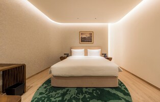 Minibar, caja de seguridad en la habitación y muebles diferentes